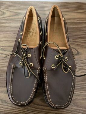 Sperry Mens Gold cup 2-Eye Boat Shoe size 12m brown